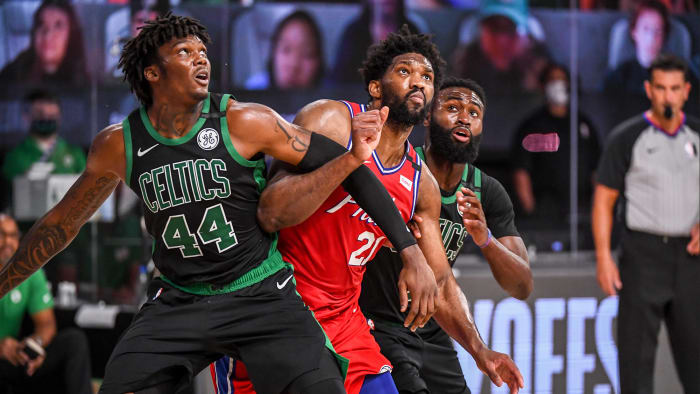 Embiid averaged 30.0 points and 12.3 rebounds, but his was an uphill battle.